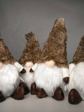 Faux Leather & Fur Gnomes